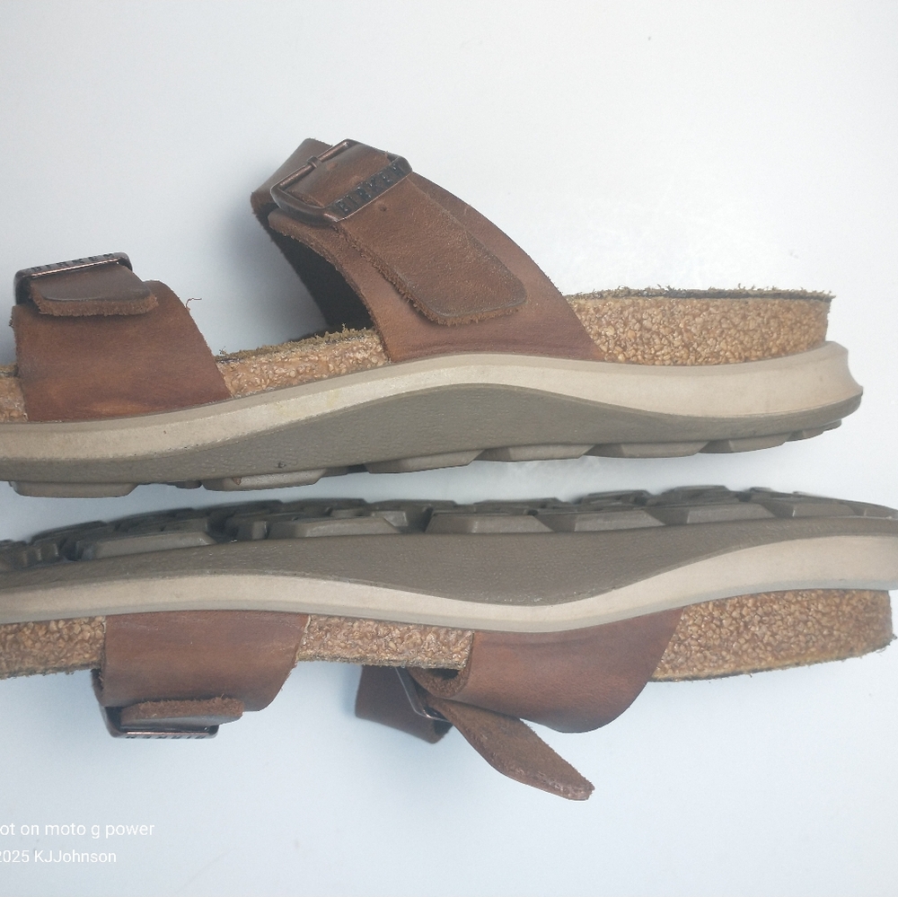 Birkenstock Sierra Sandals Size 38 Regular Width Leather - Picture 10 of 14
